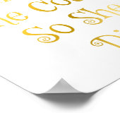 Ze geloofde dat ze het Poster van de prijsopgave k (Hoek)