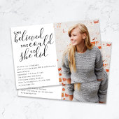 Ze geloofde dat ze kon fotograferen Afstuderen Kaart