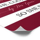 Ze geloofde dat ze met zijn genade kon, dus deed z poster (Hoek)