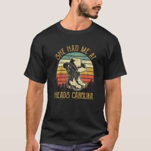 Ze had me bij de hoofden van Carolina Country Musi T-shirt