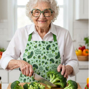 Ze hakt broccoli GenX humorliedje noviteit  Schort