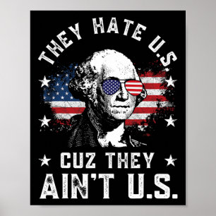 Ze haten ons omdat ze ons niet zijn Funny 4th Of J Poster