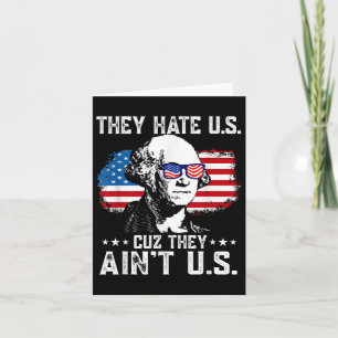 Ze haten ons, want ze schilderen ons Amerikaanse v Kaart