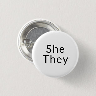 Ze hebben de voorkeur gegeven aan Pronouns Lgbetq  Ronde Button 3,2 Cm