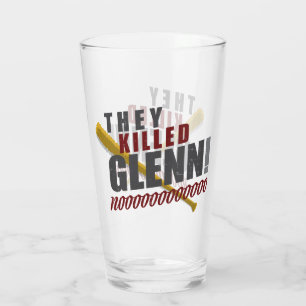 "Ze hebben Glenn vermoord" die dood-ventilatorbier Glas