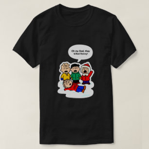 Ze hebben Kenny vermoord! Grappige cartoon mashup T-shirt