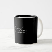 Ze hebben ze in Script Font Mok (Voorkant rechts)