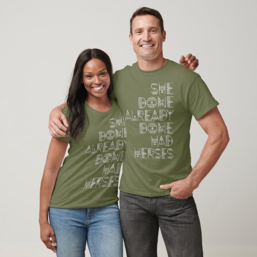 Ze heeft al klaar met haar overhemd t-shirt (Unisex)