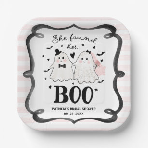 Ze Heeft Haar Boo Halloween Bruiloft Feest Papieren Bordje