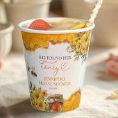 Ze heeft haar honing gevonden | Waterverf Vrijgeze Papieren Bekers