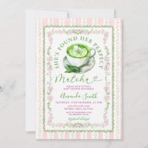Ze heeft haar perfecte Matcha Bruids Shower gevond Kaart