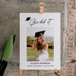 Ze heeft het gedaan Foto Universiteit Afstudeerfee