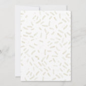 Ze heeft vanille-Vrijgezellenfeest opgeraapt Kaart (Achterkant)