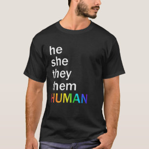 Ze heeft ze tot de menselijke LGBTQ-pride Mannen v T-shirt
