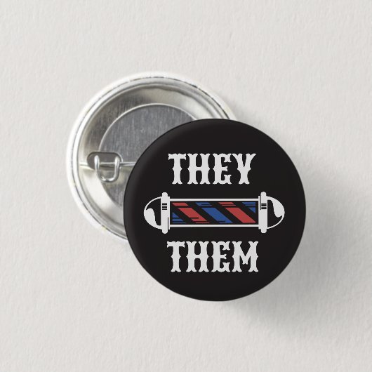 ZE/HEN Pronoun Button (Voorkant /achterkant)