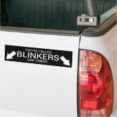 Ze heten BLINKERS!! Bumpersticker (Op Truck)