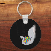 Ze hield erg veel van een kleine jongen. sleutelhanger (Voorkant)