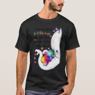 Ze hield heel veel van een kleine jongen Autisme b T-shirt