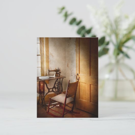 Ze hield van deze machine. briefkaart (Staand voorkant)