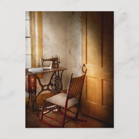 Ze hield van deze machine. briefkaart (Voorkant)