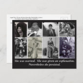 Ze hield vol briefkaart (Voorkant / Achterkant)