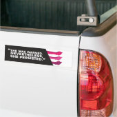 Ze hield vol. bumpersticker (Op Truck)
