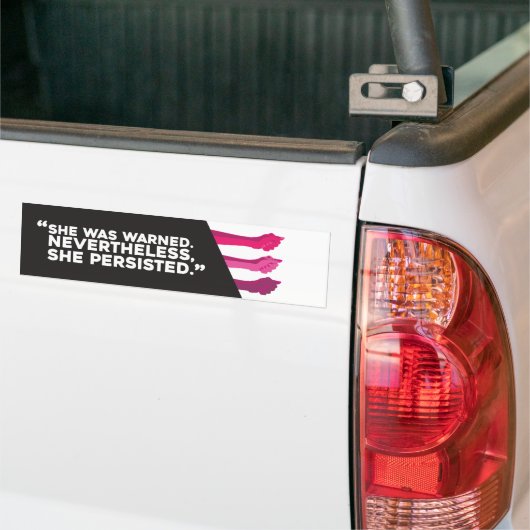 Ze hield vol. bumpersticker (Op Truck)