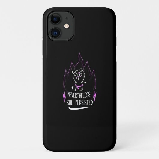Ze hield vol dat feministische vrouwen gelijke kan Case-Mate iPhone case (Achterkant)