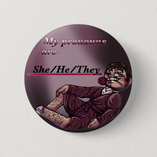 Ze/hij/zij Actor! Mark Pronoun Pin Ronde Button 5,7 Cm