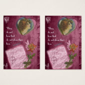 Ze houden niet van... Cadeaulabel Visitekaartjes (Voorkant /achterkant)