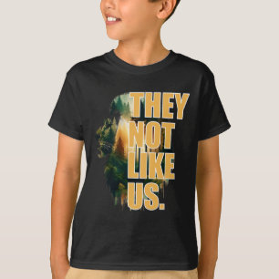 Ze houden niet van ons touchdown Amerikaanse Footb T-shirt