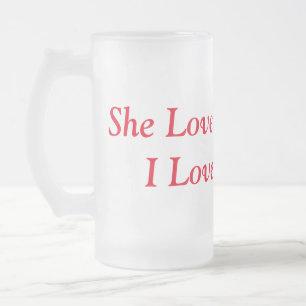 Ze houdt van mijn baard ik hou van haar kont Mok