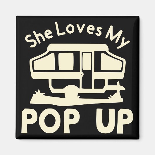 Ze houdt van mijn Pop #USAPatriotGraphics © Magneet (Voorkant)