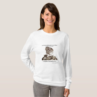 Ze is bedrukt in Beauty met Quote LS T-Shirt