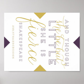 Ze is bruin - Poster