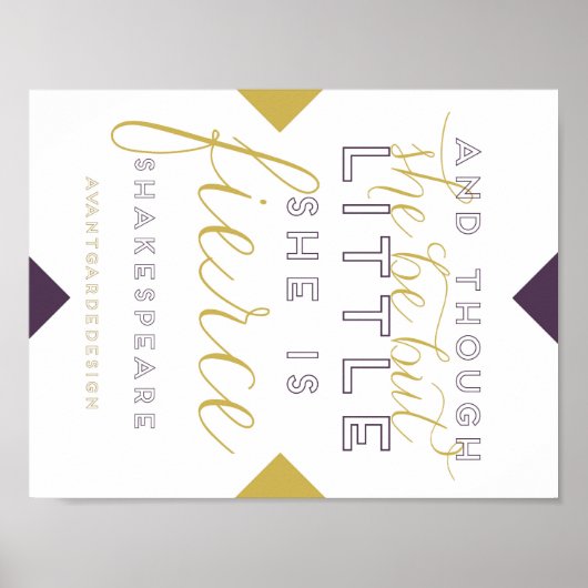 Ze is bruin - Poster (Voorkant)