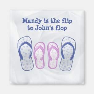 Ze is de flip naar mijn flop. magneet