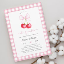 Ze is de kers op de top grillige boog Baby shower