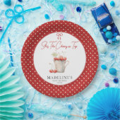 Ze is de kers op het bovenste papier Bord (Feest)