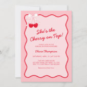 Ze is de kers op het Vrijgezellenfeest Kaart (Voorkant)