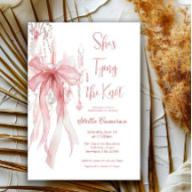 Ze is de knoop roze lint Vrijgezellenfeest