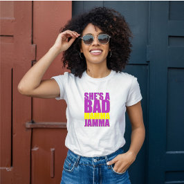 Ze is een Bad Mamma Jamma Retro T-shirt