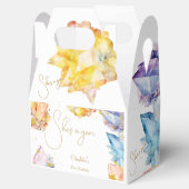 Ze is een Gem Verjaardagskristallen Meisjes waterv Bedankdoosjes (Geopend)