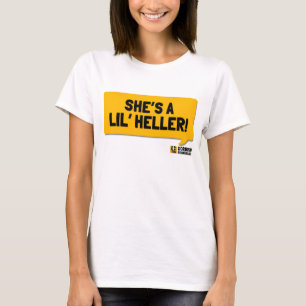 Ze is een Lil Heller. Een Cornish Soundboard Shirt