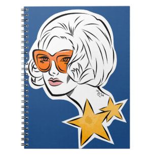 Ze is een Star Retro-stijl Notitieboek