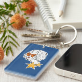 Ze is een Star Retro-stijl Sleutelhanger (Voorkant Rechts)