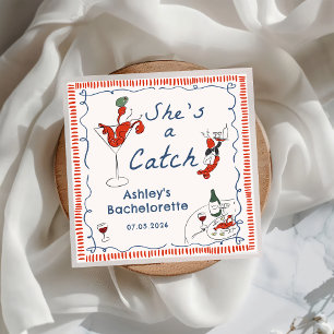 Ze is een Vangkreeft Bachelorette servet