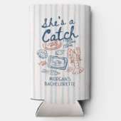 Ze is een visvangst kustbachelorette (Achterkant)