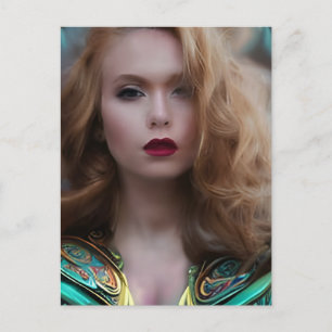 Ze is een Warrior Briefkaart