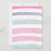 Ze is een Wild One Birthday Invitation Boho Teepee Kaart (Achterkant)